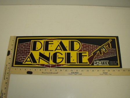 Dead Angle Marquee  $24.99